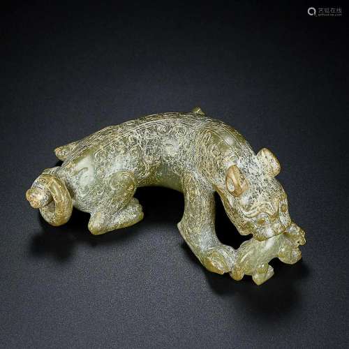 CHINESE HETIAN JADE BEAST