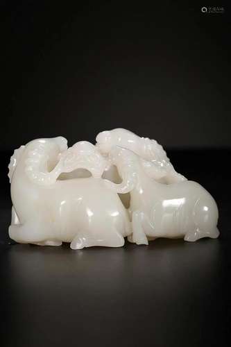 CHINESE HETIAN JADE GOAT