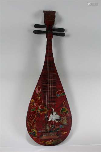 A Chinese Massive Story-telling 4-string Lute