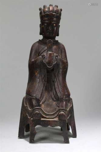 A Chinese Governor-portrait Fortune Religious Statue