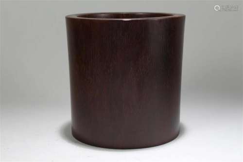 A Chinese Circular Wooden Pot