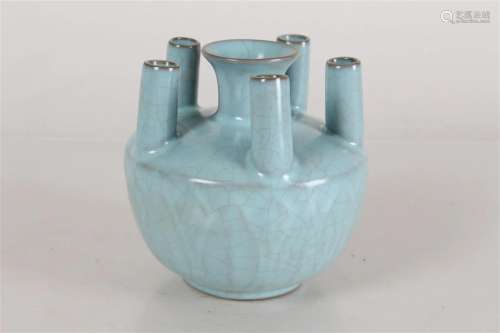 A Chinese Multi-opening Ruyao Porcelain Fortune Censer