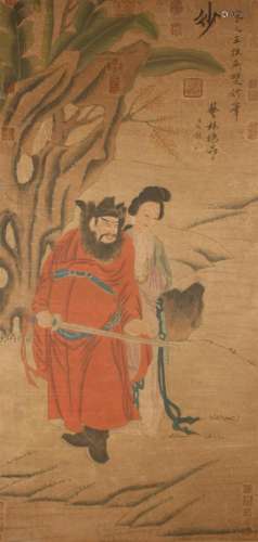 A Chinese Story-telling Fortune Scroll