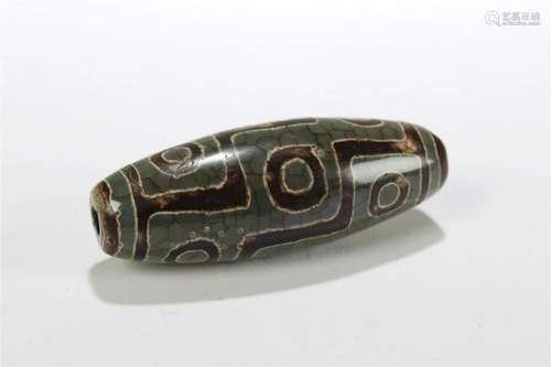 A Tibetan Religious Dzi Bead