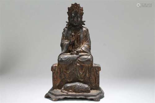 Chinese Religious Fortune Statue