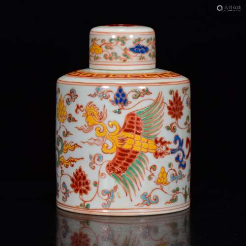 Colorful grain tea canister 15 * 11 m