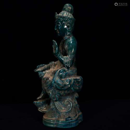 Wood is porcelain guanyin 41 * 18 m