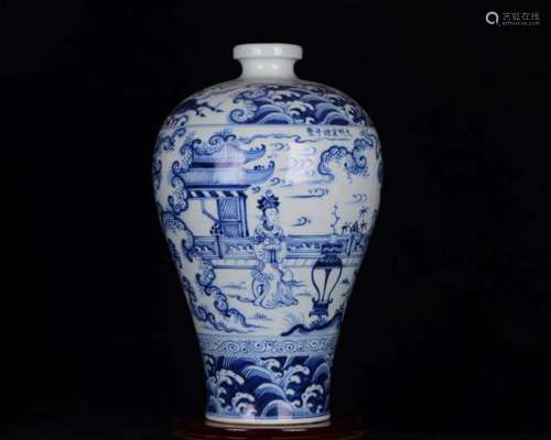 Blue and white traditionalmotifs mei bottles of 3000 43.8 * ...