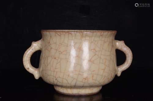 Elder brother kiln ears censer;9.5 x17;8480021440 tty