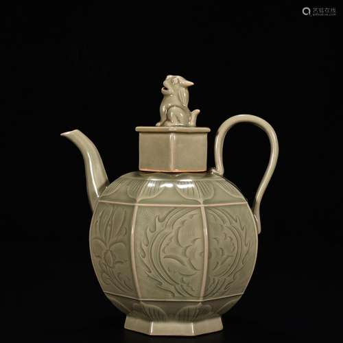 The secret color the kiln celadon eight party ewer engraved ...