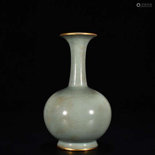 Your kiln azure glaze flask (gold)24 * 14.5 cm1200