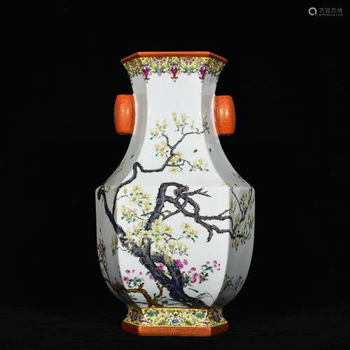 Colored enamel paint yulan flower grain ear vase43 * 24 cm15...