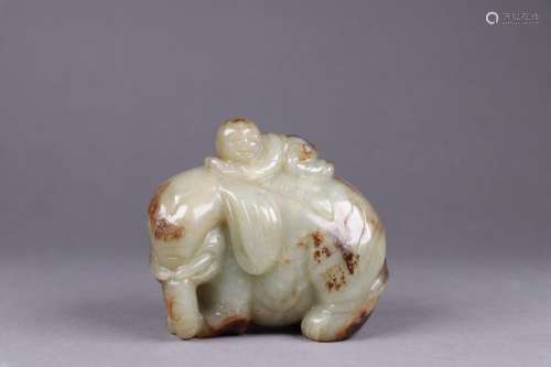 : hetian jade the lad play as furnishing articlesSize: 9.6 c...