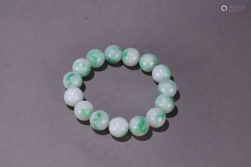 : jade d stringSize: bead diameter 1.4 cm. Weight 72.7 g