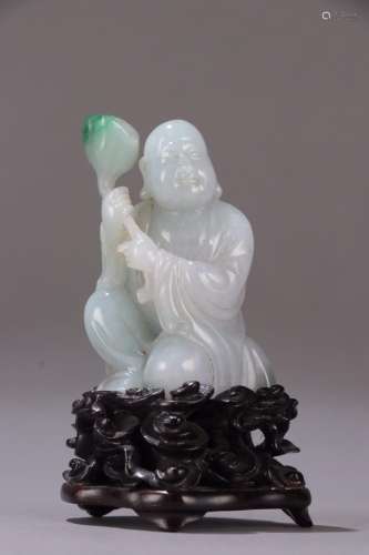 : jade arhatsSize: 4.3 cm long, 3.7 cm wide, 7.1 cm high. We...