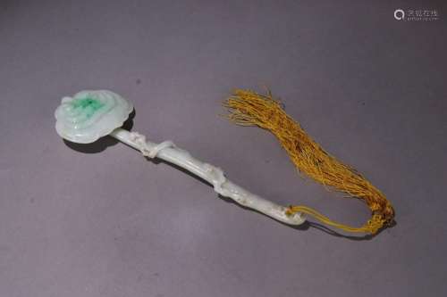 : jade good lucky for youSize: 20 cm long, 6.1 cm wide, 1.5 ...