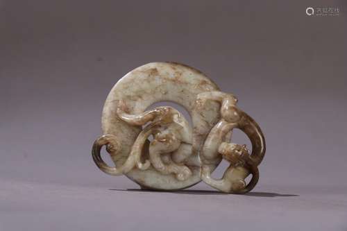 : ancient jade therefore dragon wallSize: 8 cm long, 2.1 cm ...