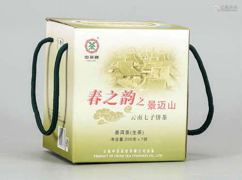 2005年  中茶春之韵之景迈山普洱生茶