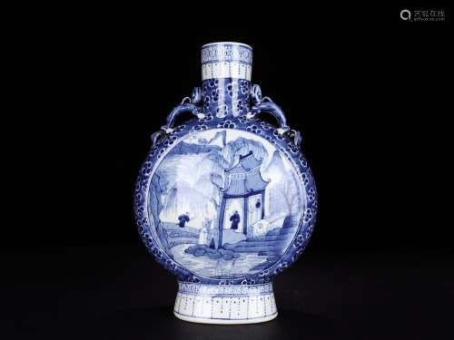 - blue ice MeiWen "landscape characters" on bottle...