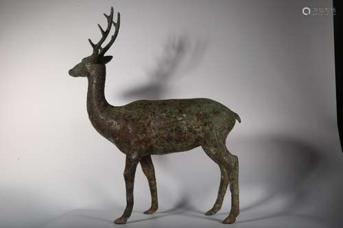 Deer furnishing articles, bronzeSize 44.5 x40cm