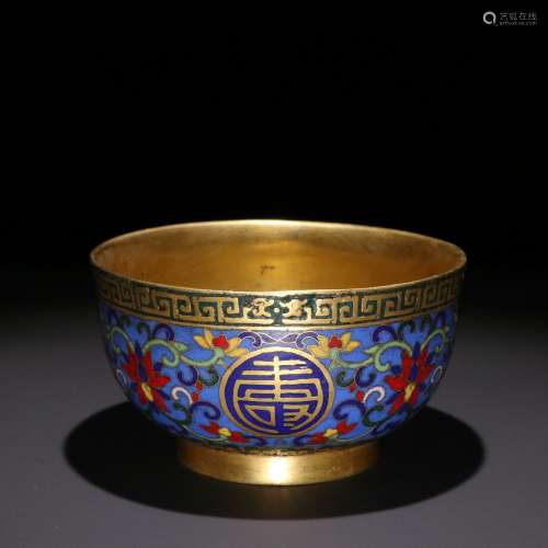 : gold cloisonne "stays in a bowl.Specification: high 6...