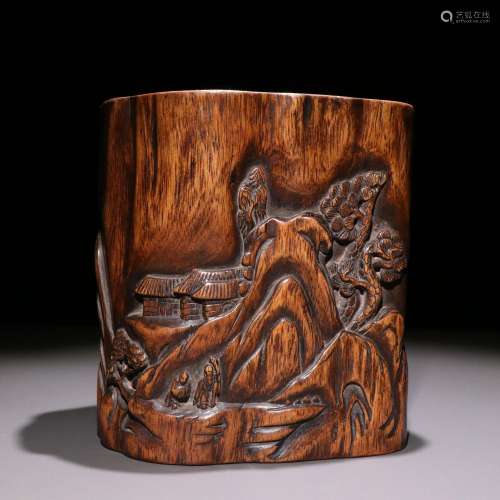 Night aloes carved pen container rock charactersSpecificatio...