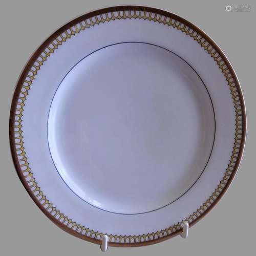 Charles Haviland & Co. "Art Deco" Dessert Plat...