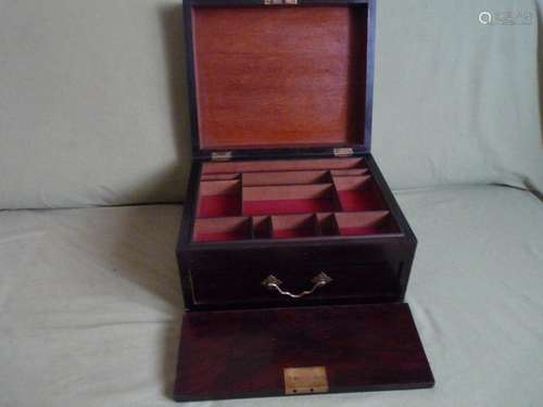 Unusual Combination Jewellery Box – Writing Box.C1875