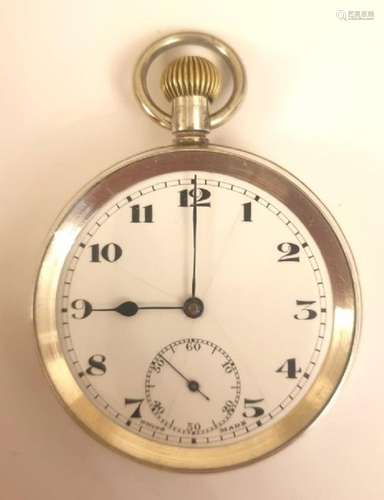 Swiss Silver Cased Pocket Watch By A.Schild.