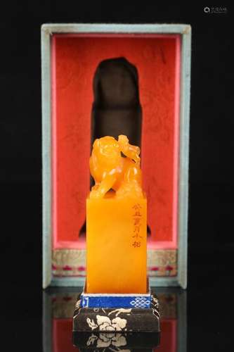 , shou tian fierceness of seal,Weighs 327 g 10.5 cm high 3.8...