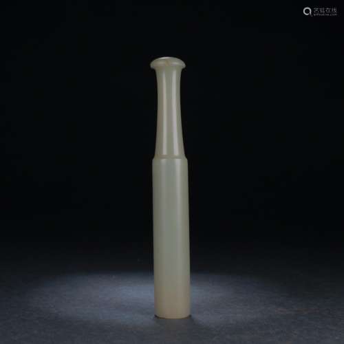 : hetian jade cigarette holderSize: 1.6 cm in diameter is 12...