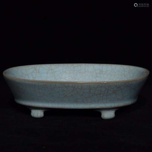 Your kiln ice crack narcissus basin 5 x17. 5 cm