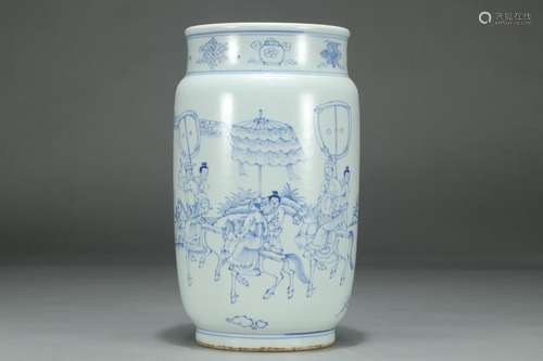 Story lines lantern, blue charactersSize: 28.5 abdominal dia...