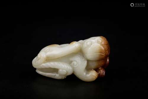 , hotan white jade belt ooze benevolentSize: 8 x 4.5 x 5 cm ...