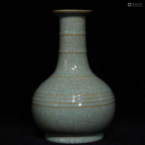 Your kiln ice crack bowstring grain bottle x14.5 21.8 cm