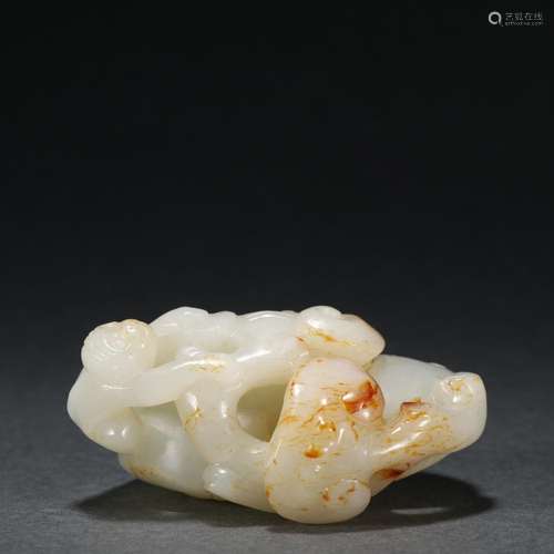 Hetian jade spirit monkey life of furnishing articles.Specif...