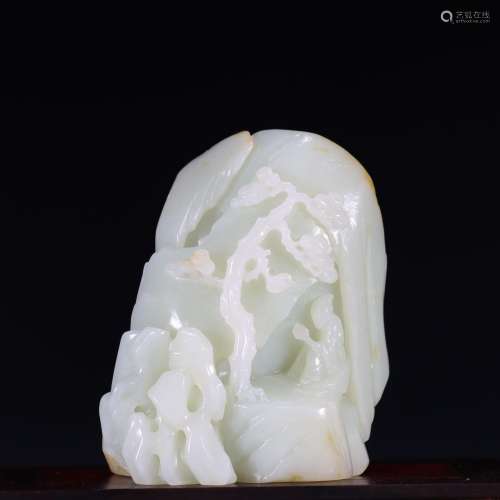 Figure dashanzi furnishing articles: hetian jade stories of ...