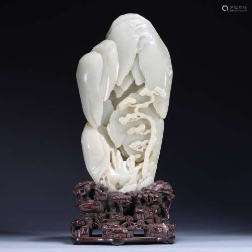 Figure dashanzi furnishing articles: hetian jade stories of ...