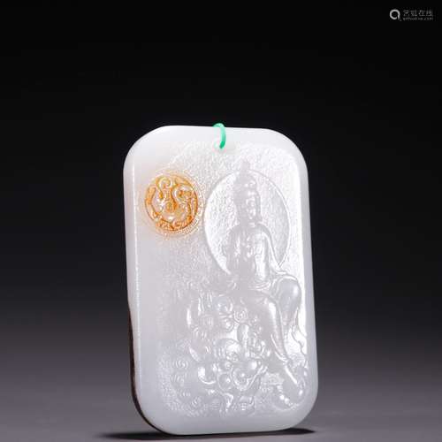 Hetian jade jade seed material manjushri brandSpecification:...