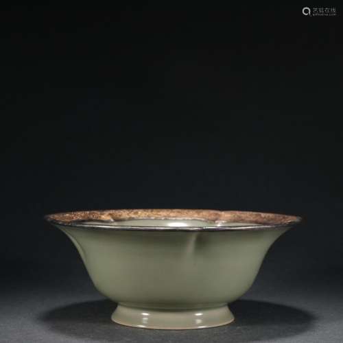 Yao state kiln silvering gold bowls.Specification: high 7 ㎝ ...