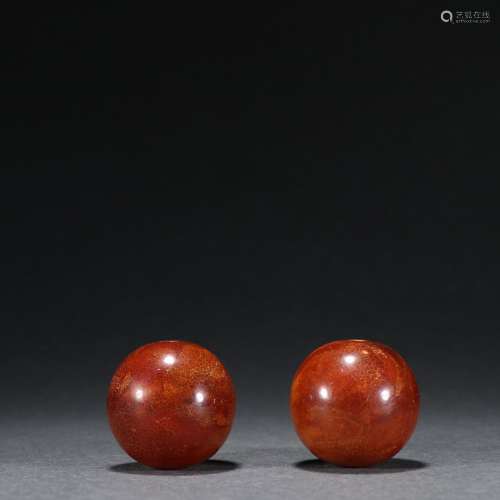The old wax bead of a couple.Specification: the total weight...