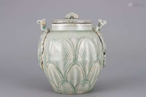 Five dynasties period to the kiln celadon stuck between the ...