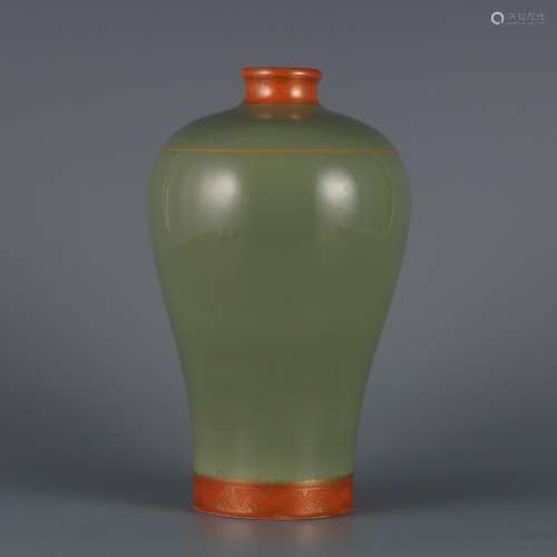 And fei green glaze tracing painstakingly bottle size: heigh...