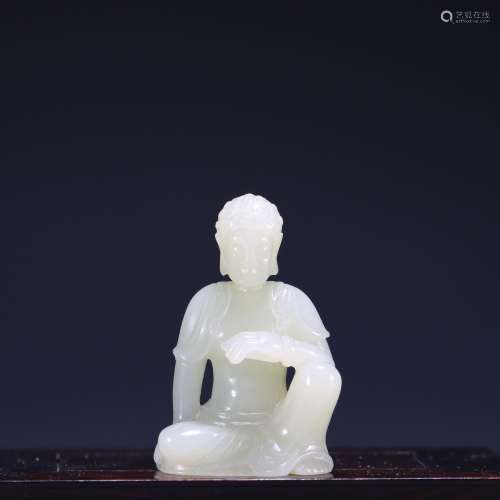 : hetian jade Buddha statueSpecification: high 6 cm. 4 cm wi...