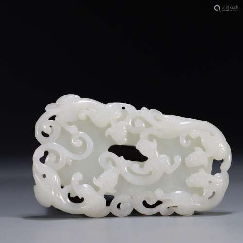 : hetian jade therefore dragon wallSpecification: 10.5 cm lo...