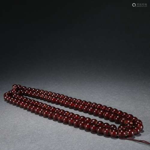 108 old amber beads.Specification: 1 bead diameter ㎝ weighs ...