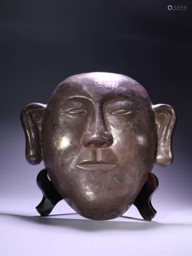 Sterling silver maskSize: 24 * 22.6 * 5 cm weighs 400 g.