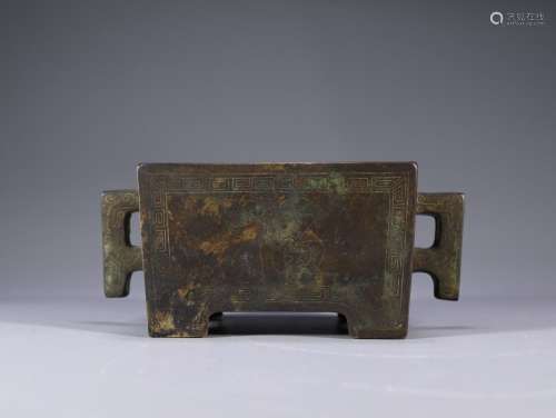 Copper foetus manger furnaceSize: 14.5 x 8 x 6.4 cm weighs 8...