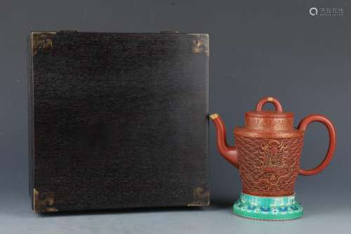, rosewood box the old TibetSize, 17 cm high 13 cm wide
