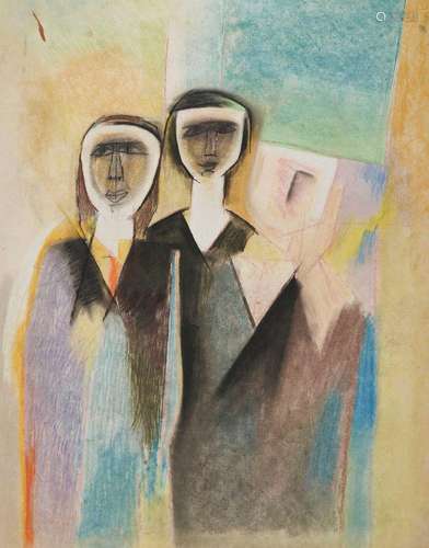 VINOD RAI PATEL Untitled (Two Figures)